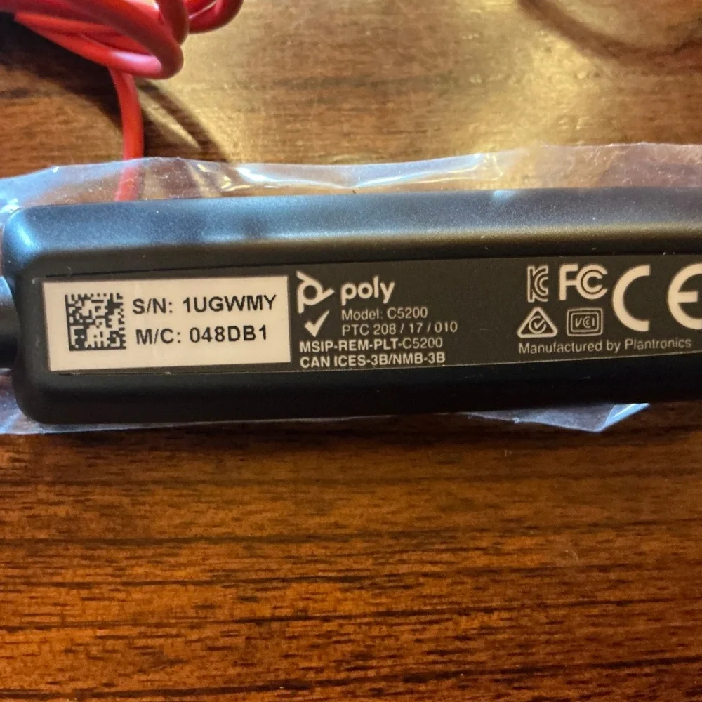 Poly Over Ear Headset - Brand New